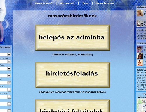 masszázshirdetőknek